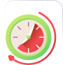 Evolving clock icon