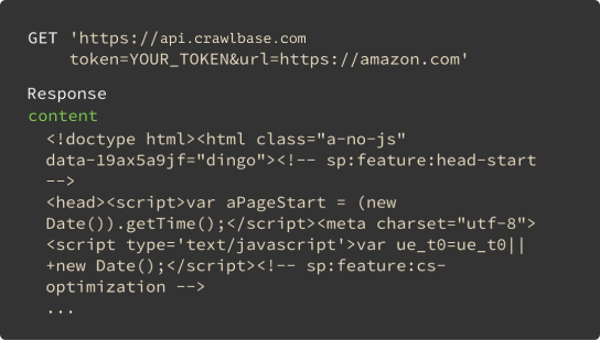 Proxy vs API terminal code to scrape Amazon